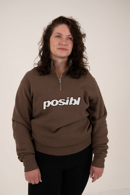 POSIBL 1/4 Zip Jumper