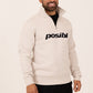 POSIBL 1/4 Zip Jumper
